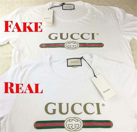 how to spot fake gucci t shirt|authentic gucci men tee shirts.